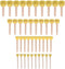 WAFJAMF 40-Pieces Assorted Size Round Sponges Brush Set, Paint Tools for Kids...