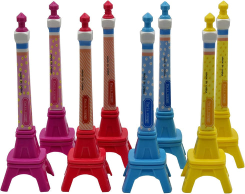 Maydahui 24 PCS Paris Eiffel Tower Ballpoint Pen Cute Cartoon Pens Black Gel Ink Desktop Decoration for Girls Students School...
