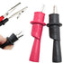 8PCS Multimeter Alligator Clips Set, Test Probe Push On Alligator Clips Crocodile Clamps for Test Leads, 4 Pieces Red +4 Pieces Black (MACTPPC-R-B...
