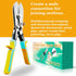 5 Blade Sheet Metal Hand Crimper for Venting Work/Ductwork/HVAC Downspout Stove Pipe, Crimping 20ga Steel and 28ga Stainless Steel...