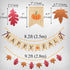 Uniwish Happy Fall Banner with Pumpkin Maple Leaves Sign Garland Fall Thanksgiving Day Decorations Mantle Fireplace Hanging Bunting...