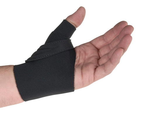 Comfort Cool Thumb CMC Restriction Splint, Provides Direct Support For The Thumb CMC Joint While Allowing Full Finger Function, Left Hand, Large P...
