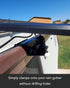 Aobelieve Gutter Mount for Ring Solar Panel, Black...