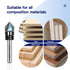 Router Bits, Carbide Tipped 90-Degree V-Groove Router Bit for Grooving, Industrial Grade Cutting Tools for Woodworking (1/4 Inch Shank x 1/2 Inch ...