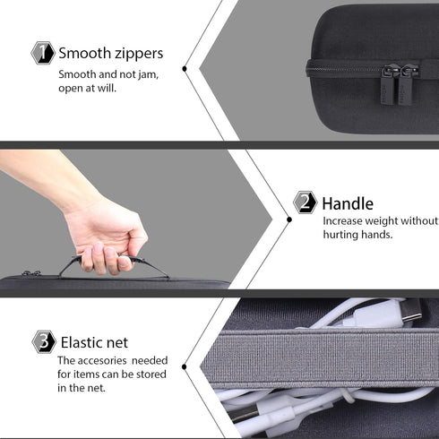 co2CREA Hard Case Replacement for Ultimate Ears UE MEGABOOM 3 Portable Bluetooth Wireless Speaker (Black case for Speaker)......