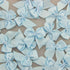 7Rainbows 50pcs Boutique Mini Light Blue Satin Ribbon Bows Flowers Appliques DIY Craft for Sewing Scrapbooking Wedding and Gift...