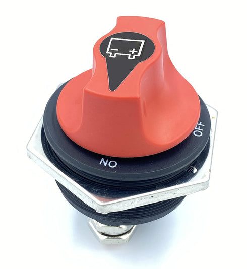 IRYNA Boat Battery Disconnect Switch,Battery Master Power Cut Off Switch,MAX 12V-32V DC 300A Cont 450A INT(ON-Off) Waterproof Battery Isolator Kil...