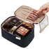 NISHEL Travel Makeup Bag Women, Cosmetic Organizer Case, Portable Travel Essentials Case for Travel-Size Accessories Bottles, Brushes, and Skin Ca...