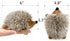 Pawaboo Plush Dog Toy, Non-Toxic Super Soft Faux-Fur Hedgehog Dog Toy Squeak Aninal Toy Stuffed Biting Training Playing Toys for Dog Puppy, Brown...