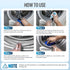 Home Cleaner Gel, Effective Cleaner for Washing Machine, Refrigerator Strips, Grout Cleaner Household Shower, Kitchen Sinks, Walls, Tiles, Bathroo...