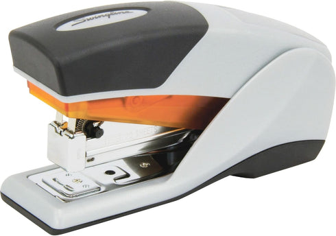 Swingline Stapler, Desktop Stapler, Compact Size, 25 Sheet Capacity, Optima 25 Reduced Effort, Orange/Gray (66412)...