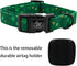 Elegant little tail Airtag Dog Collar, St Patrick's Day Dog Collar Pet with Airtag Holder Holiday Pet Collar Cute Puppy Collar Adjustable Pet Dog ...