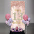 Happy 13th Birthday Door Banner Backdrop Decorations for Girls, Pink Rose Gold 13 Birthday Party Door Cover Sign Supplies, Thirteenth Year Old Bir...