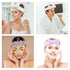 Spa Headband and Wristband Set, 3Pcs Microfiber Face Headband, and 6Pcs Wrist Spa Wash Band Absorbent Wrist bands, for Washing Face Wash Headband ...