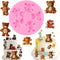 Bear Silicone Fondant Molds Bear Candy Chocolate Molds For Cake Decoration Cupcake Topper Chocolate Candy Polymer Clay Gum Paste...
