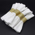 KPOSIYA Napkin Rings, Pack of 60 Rhinestone Napkin Rings Diamond Adornment for Place Settings, Wedding Receptions, Dinner or Holiday Parties, Fami...