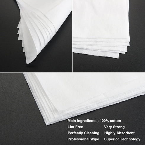 BCZAMD Toaiot 3D Printer Accessories Resin Cleaning Tool Dry Wipes - Lint Free - Flushable Towel - 100 Counts 15x20cm/ 5.9*7.8in for Cleansing Sil...