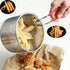 Tenta Kitchen Pasta Strainer Boiling Blanching Basket Vegetable Steamer Basket Stainless Steel Fryer Basket with Removable handle Insert for Veggi...
