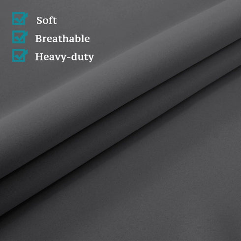 Flamingo P Tricia Blackout Curtain for French Door - Thermal Insulated Room Darkening Rod Pocket Noise Reducing Single Door Panel, 26 x 68 Inches ...