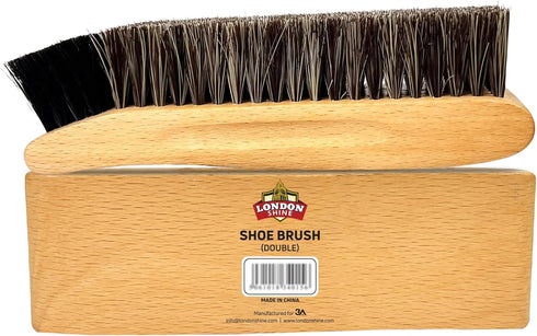 Shoe Polish Brush 2 in 1 | Gives Instant Shine To Your Leather Shoes | For Polishing And Buffing Leather Surfaces...