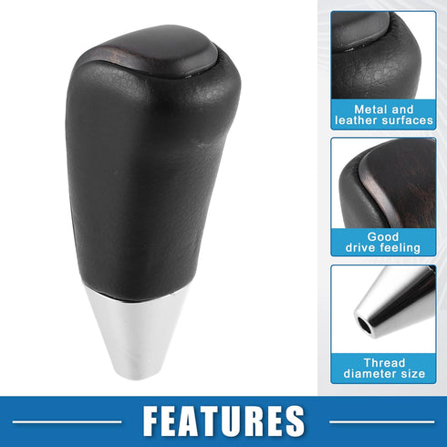 Car Gear Stick Shift Knob Gear Shift Knob Stick Shifter for Toyota Land Cruiser 2016-2021 4Runner 2003-2021 Tundra 2008-2021 Matte Gold Tone Black...