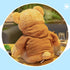 11.8 inches Teddy Bear Stuffed Animals Soft Plush Cute Teddy Bear with Hoodie Doll for Boys Girls (Red)...
