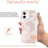JAHOLAN Bling Glitter Sparkle Case Compatible with iPhone 12 Mini Marble Design Clear Bumper TPU Soft Rubber Silicone Cover Phone Case 5.4 inch - ...