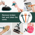 Hair Brush Cleaning Tool Comb Cleaning Brush Hair brush Cleaner Comb, 2-in-1 Hair Brush Cleaning Tool, Hair Brush Remover Rake for Removing Hair D...