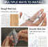 Shower Curtain Rod Holder - Easy Installation - No Drilling Required, Transparent Wall Mount Rod Retainer, Premium Design, 4 Pieces (Rod Not Inclu...