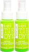 S.E.I Neon Lime Tie Dye Spray Bottles, 2 Ounces, Fabric Spray Dye 2 Pack...