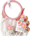 Compatible for iPhone 18W/20W USB-C Charger Cover Clear Lovely 3D Flower Floral Bowknot Design Soft Charger Protector Cute Cable Case Saver Protec...