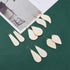 SUNNYCLUE 300Pcs 5 Shapes Unfinished Wooden Earrings Blanks Kit Unfinished Wood Large Charms Pendants Blank with Hole with 100Pcs Earring Hooks 10...