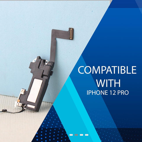 YWLRONG Earpiece Speaker for iPhone 12 Ear Speaker Replacement for iPhone 12 PRO Speaker Replacement Light Proximity Sensor Flex Cable Earphone Sp...