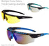 Honeywell Uvex Ademco by by Avatar Safety Glasses Red Frame with Clear Lens & Anti-Scratch Hardcoat (S2860)...