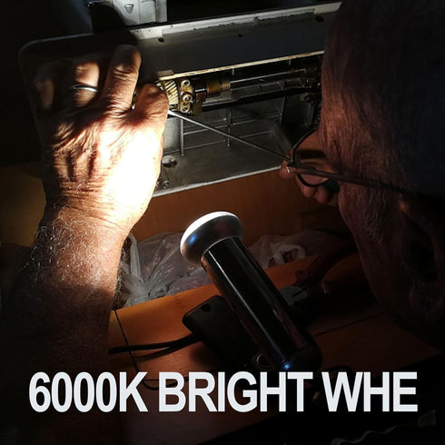 LED Flashlight Replacement Bulb with 18V 12V 19.2V 6-24 Volt and 3W 247LM and PR2 P13.5S LED Conversion Kit Compatible Ryobi Milwaukee Craftsman L...