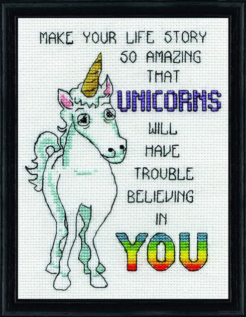 Design Works Crafts Counted Cross Stitch Kit, Unicorns...
