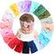 20PCS Baby Girls Headbands Soft Nylon Newborns Headbands 4.5inch Hair Bows Elastic Hairbands Hair Accessories for Newborns Infants Toddlers Girls ...
