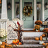 Fall For Jesus He Never Leaves Garden Flag 12x18 Inch Double Sided Outside, Autumn Thanksgiving Cardinal Pumpkin Cross Yard Outdoor Flag...