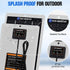 ECO-WORTHY Solar Battery Charger 12 Volt Waterproof Portable Power Solar Panel Solar Trickle Car Battery Charger Maintainer for Car Truck Boat RV ...