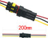 5 Kit 3 Pin Way Car Waterproof Electrical Connector Plug Male Female Wire Cable Connector Plug with Wire AWG Marine...