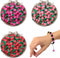 3 Pack Polymer Clay Beads 150 PCS Strawberry Slice Shaped Fruit Bead Small Hole DIY Craft Decoration Connecting with Jewelry Making Accessories fo...