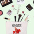 FOTAP Sebastian Movie Inspired Gift The Human World It’s A Mess Cosmetic Bag Mermaid Movie Fan Gift Sebastian Crab Quote Makeup Bag (A MESS)...