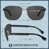 CARFIA Classic Metal Mens Sunglasses - Polarized Sunglasses UV Protection Acetate Arms CA5397...
