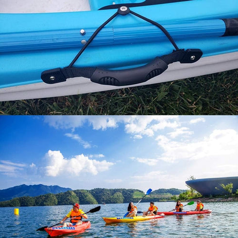 Anndason 4 Pcs Black Kayak Canoe Boat Side Mount Carry Handles/Paddle Park Kayak Handles and Hardwares...