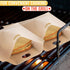 12Pcs Non-Stick Toaster Bags Reusable – 6.7"x7.5" Grilled Cheese Bags, Heat-Resistant & Easy to Clean | Mess-Free Toasting, Sandwiches, Panini & M...
