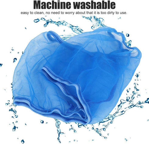 2Pcs Bird Cage Cover Seed Catcher Birdcage Lightweight Soft Airy Polyester Mesh Cover Skirt Guard Universal Parrots Cage Accessories 26.0-52.0Inx6...