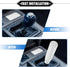 Gear Shift Knob Stick, 20cm Faux Crystal Transparent Bubble Gear Shifter Universal for Manual Transmission Vehicle Durable Acrylic Clear with Adap...