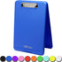 Think2Master Blue Plastic Storage Clipboard. | 25% Heavier & 25% Sturdier| Heavy Duty and Won’t Flex or Bend Like Other Brands (Compare The Weight...