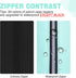 Fmeida Minimalist Pencil Case Large Capacity Pencil Bag with Portable Handle Waterproof Fabric and Zipper Aesthetic and Spacious Pen Organizer for...