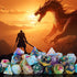 DND Dice Set,8x7 (56 Pieces) Polyhedral Dice with a Large Drawstring Bag Great for Dungeons and Dragons, Role Playing RPG MTG Table Game?8 Colors?...